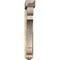 Ekena Millwork Olympic Arts and Crafts Rough Sawn Bracket w/ Offset Brace, Douglas Fir, 6"W x 34"D x 40"H BKT0604X34X40OLY03RDF - alternate 4